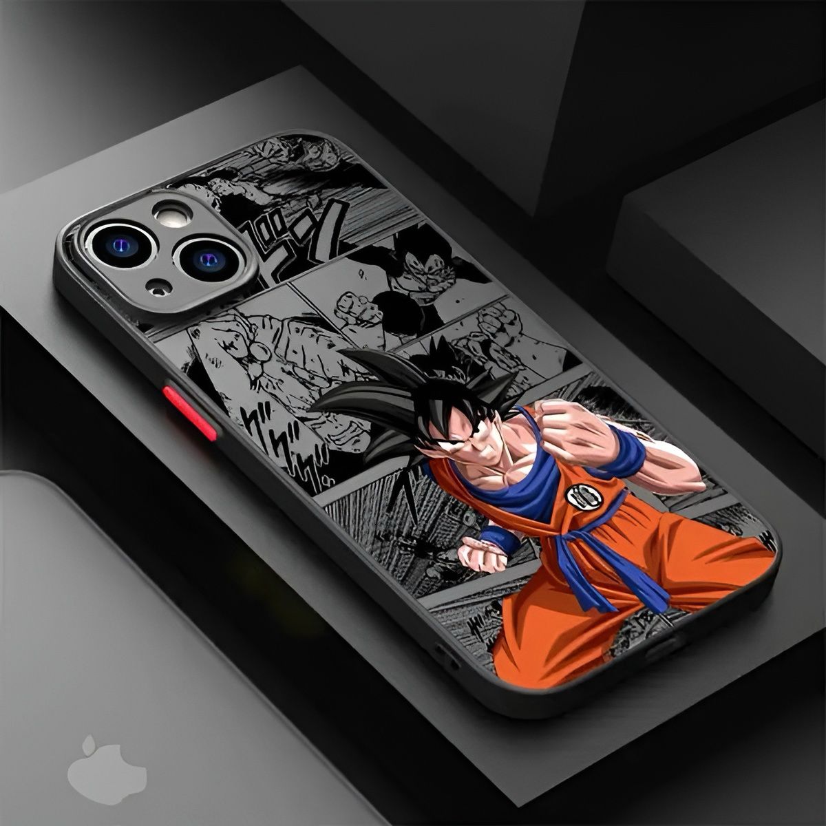 🐉 Dragon Balls Matte Shockproof Armor Case for iPhone 15/14/13 Series 📱