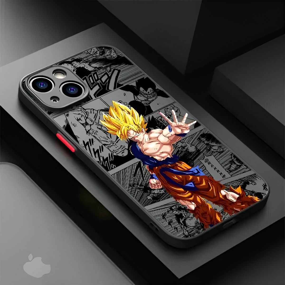 🐉 Dragon Balls Matte Shockproof Armor Case for iPhone 15/14/13 Series 📱