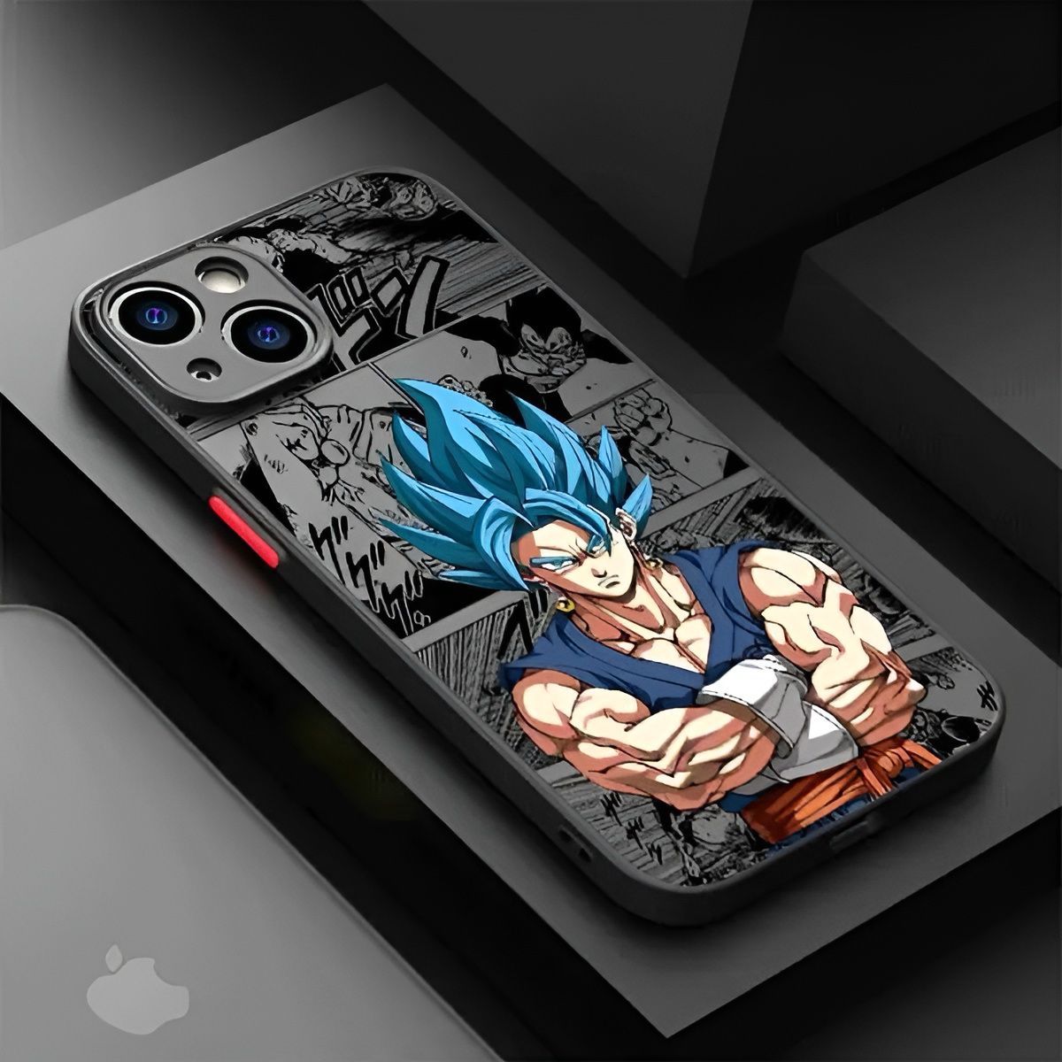 🐉 Dragon Balls Matte Shockproof Armor Case for iPhone 15/14/13 Series 📱