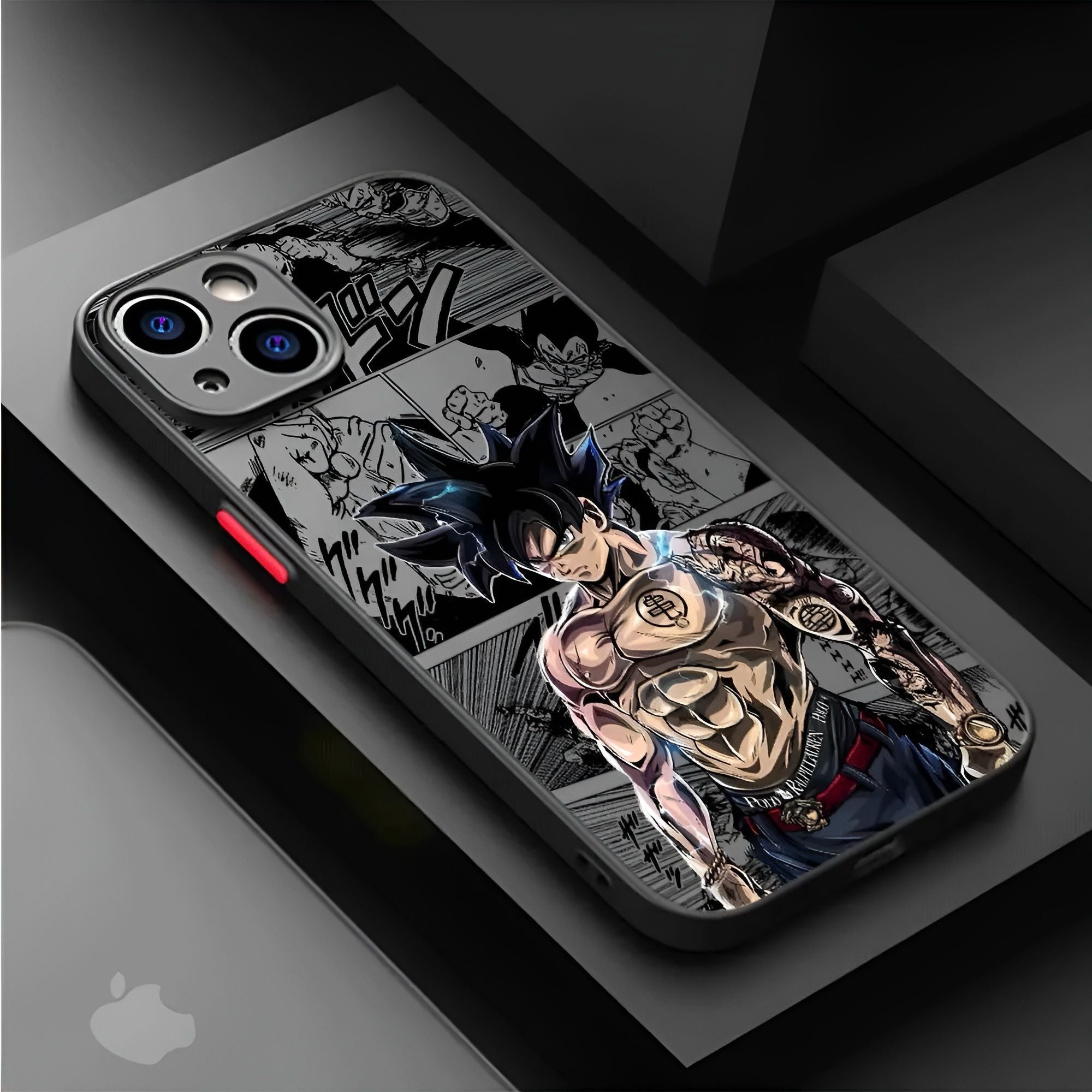 🐉 Dragon Balls Matte Shockproof Armor Case for iPhone 15/14/13 Series 📱