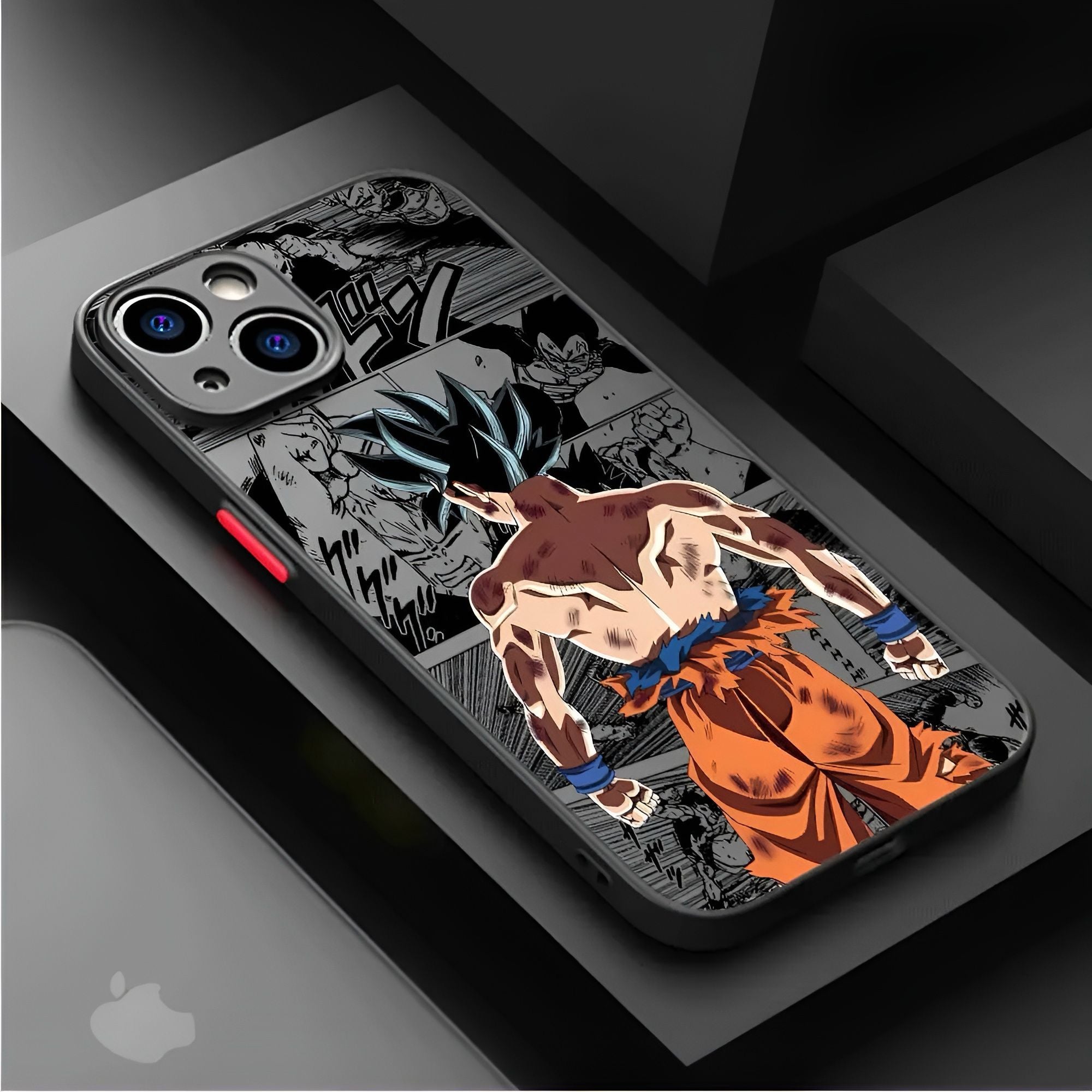 🐉 Dragon Balls Matte Shockproof Armor Case for iPhone 15/14/13 Series 📱