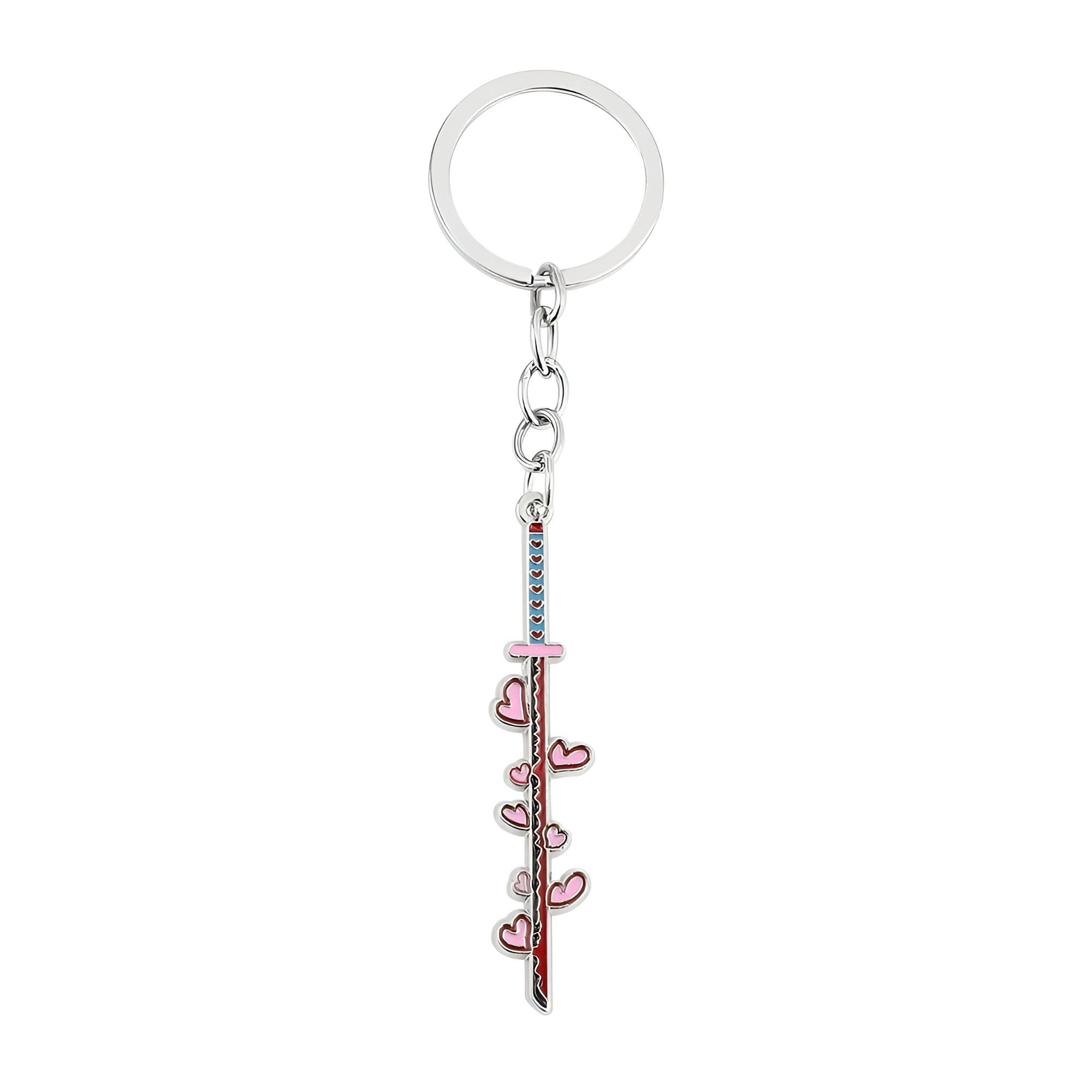 Demon Slayer Katana Keychain | RYŪZAN Tanjiro & Zenitsu Sword Key Ring for Anime Fans