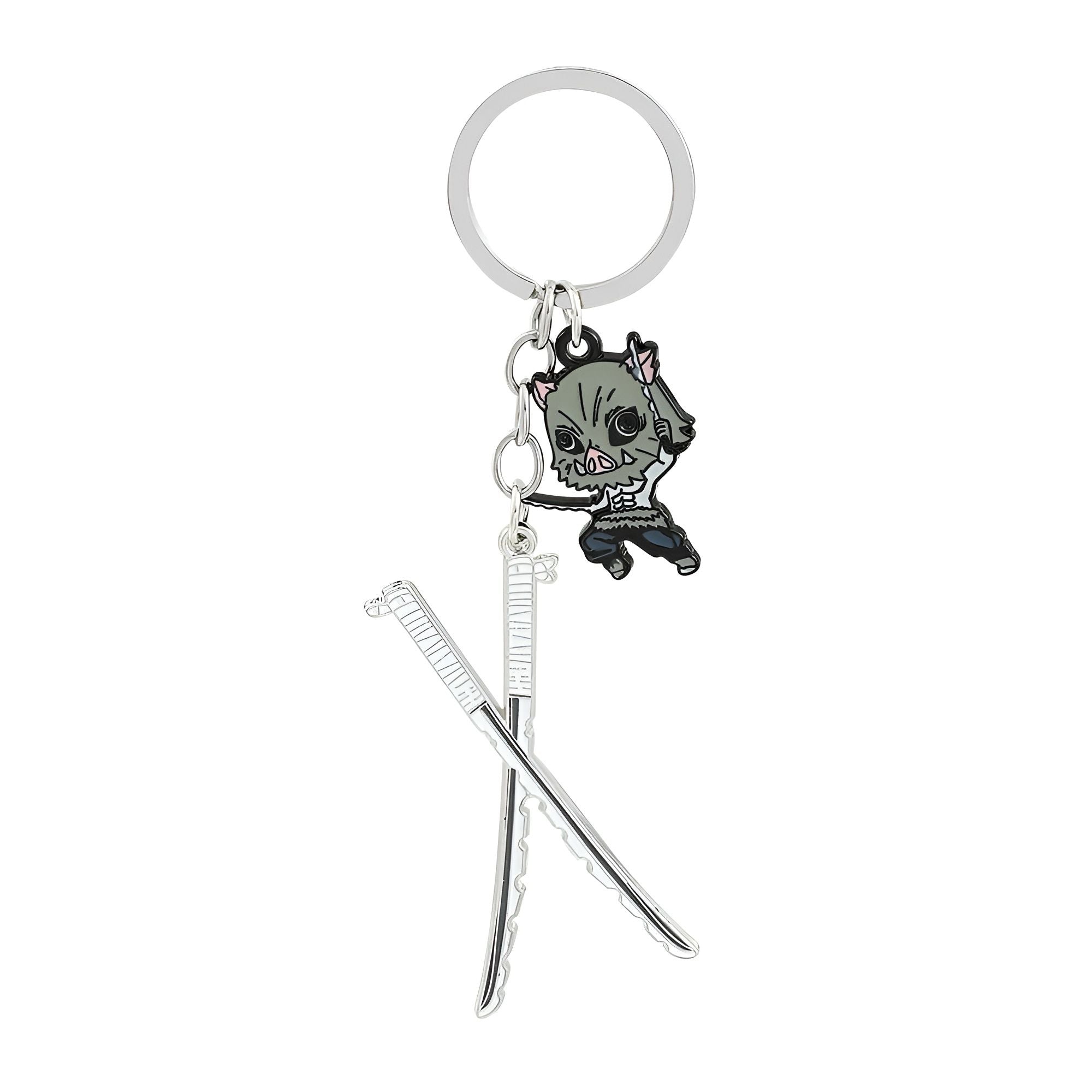 Demon Slayer Katana Keychain | RYŪZAN Tanjiro & Zenitsu Sword Key Ring for Anime Fans