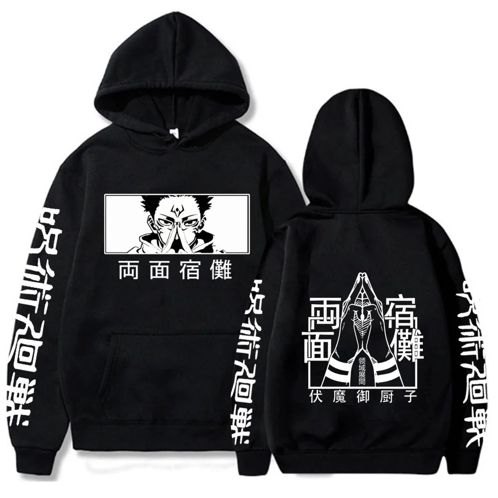 Anime Jujutsu Kaisen Hoodies for Men 🧥👾