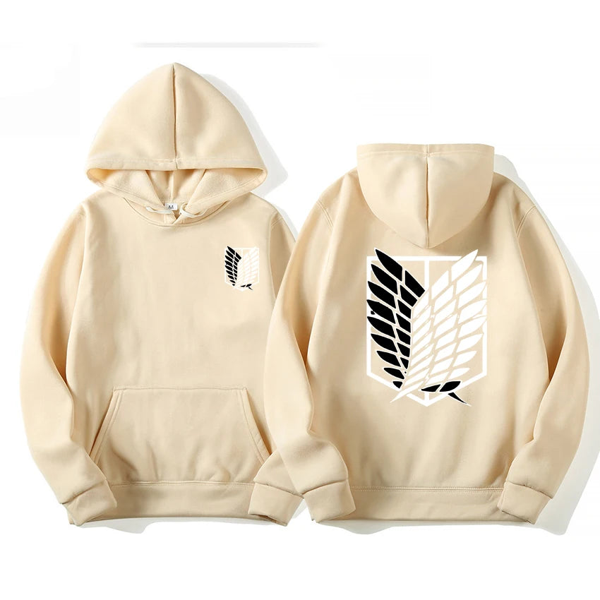 🔥 RYŪZAN Attack on Titan Hoodie | Men's & Women's Harajuku Pullover