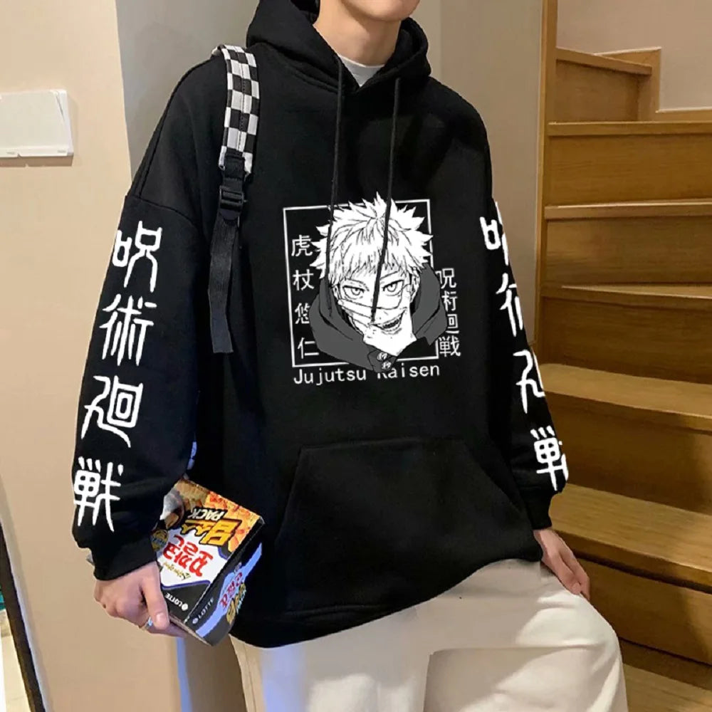 Anime Jujutsu Kaisen Hoodies for Men 🧥👾