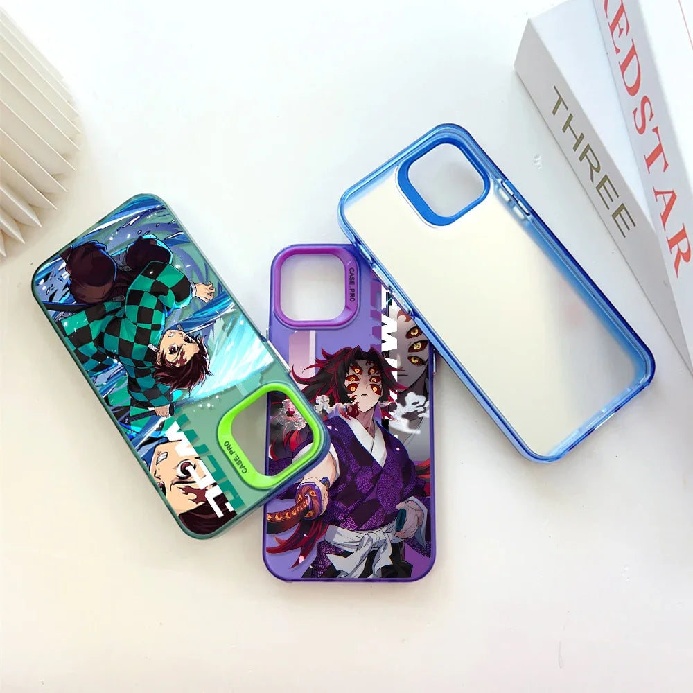 🗡️ RYŪZAN Demon Slayer Phone Case | Dual Layer for iPhone 15-11 Pro Max 📱✨