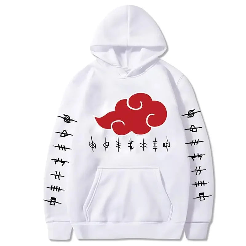 🔥 Akatsuki Cloud Hoodie | RYŪZAN Unisex Streetwear Pullover 🌥️