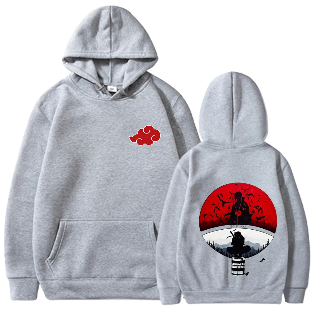 Demon Slayer Oversized Hoodie | Berserk Y2K Kanye Print Sweatshirt for Men 🎯👕🔥