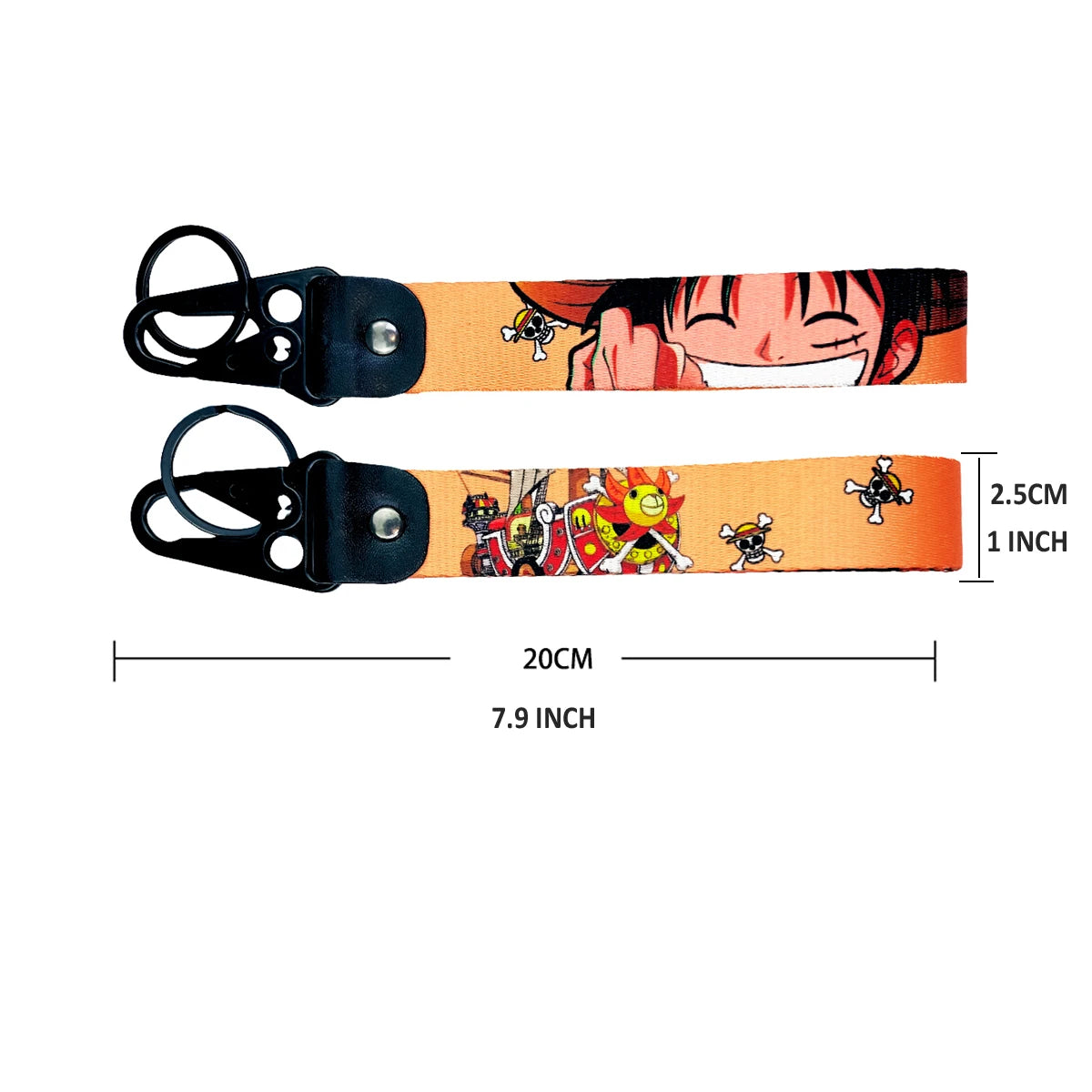 🔥 RYŪZAN One Piece Eagle Beak Keychain Lanyard | Anime Badge Holder &amp; USB Pendant 🎒