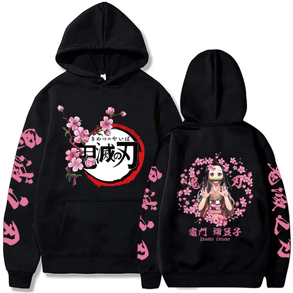 🔥 Anime Demon Slayer Rengoku Kyoujurou Hoodie | RYŪZAN Casual Loose Sweatshirt 🎴