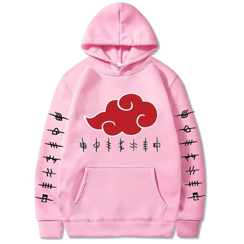 🔥 Akatsuki Cloud Hoodie | RYŪZAN Unisex Streetwear Pullover 🌥️