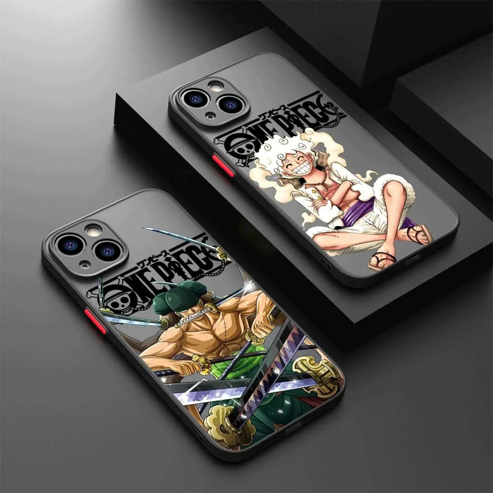 🏴‍☠️ One Piece Anime Phone Case for iPhone 13/14/15 SeriesCover 📱